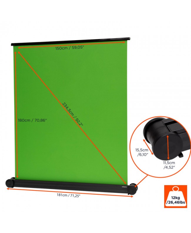 Celexon Green Screen 150 x 180 cm Green Screen