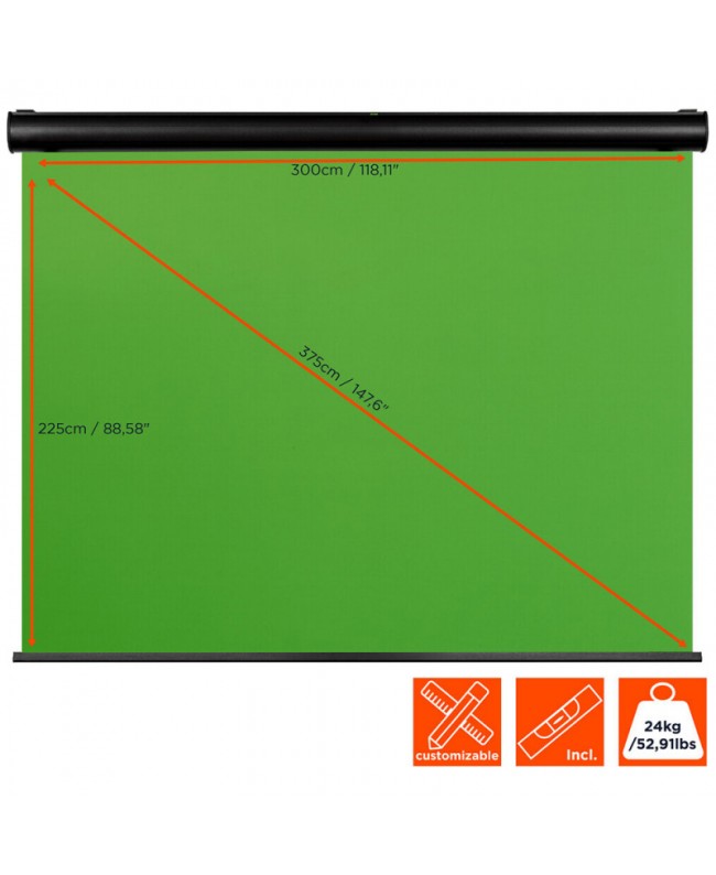 Celexon Green Screen 300 x 225 cm Green Screen