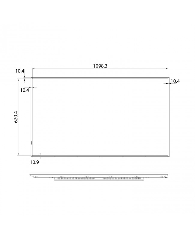 Hisense 50GM50D 50” 4K UHD Digital Signage Display - 18/7 Operation Digital Signage Displays