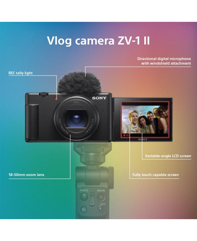 SONY ZV-1 II Vlog Camera Camere Mirrorless