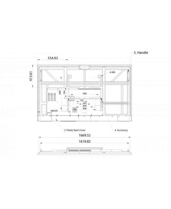 Hisense 75MR6DE-E 75” GoBoard - Advanced Interactive Display Display interattivi