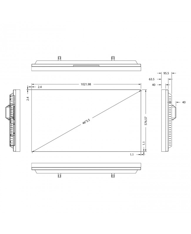 Hisense 46L35B5U 46” LCD Video Wall Display Video Walls