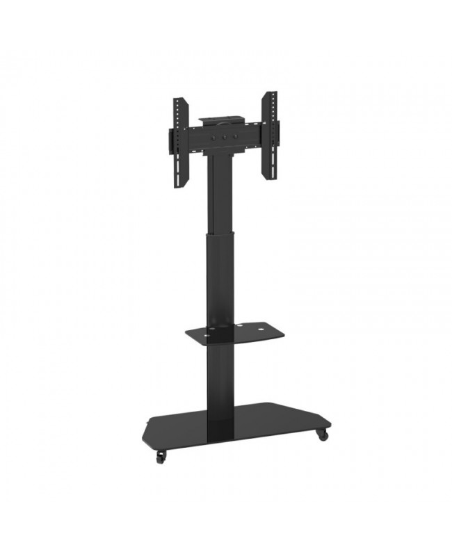 CELEXON Professional height adjustable Display Trolley for 32-70" Monitors - black Floor Supports