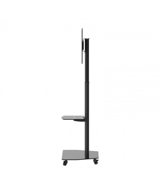 CELEXON Professional height adjustable Display Trolley for 32-70" Monitors - black Floor Supports