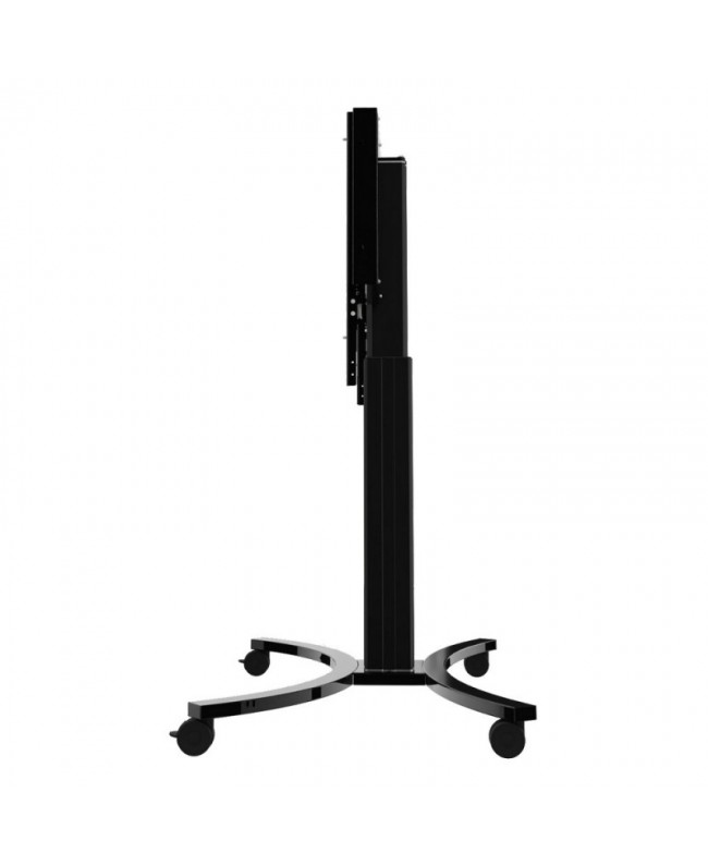 CELEXON Expert electrically height-adjustable Display Trolley for Monitors 42-86" - 50 cm Floor Supports