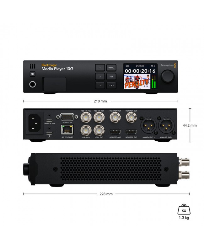 Blackmagic Design Media Player 10G Video Recorders & Players