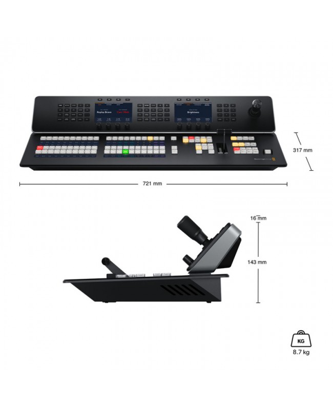 Blackmagic Design ATEM 1 M/E Advanced Panel 20 Production Mixer & Switcher