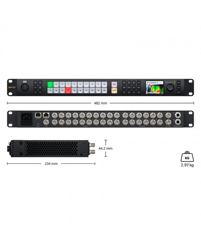 Blackmagic Design ATEM 2 M/E Constellation 4K Production Mixer & Switcher