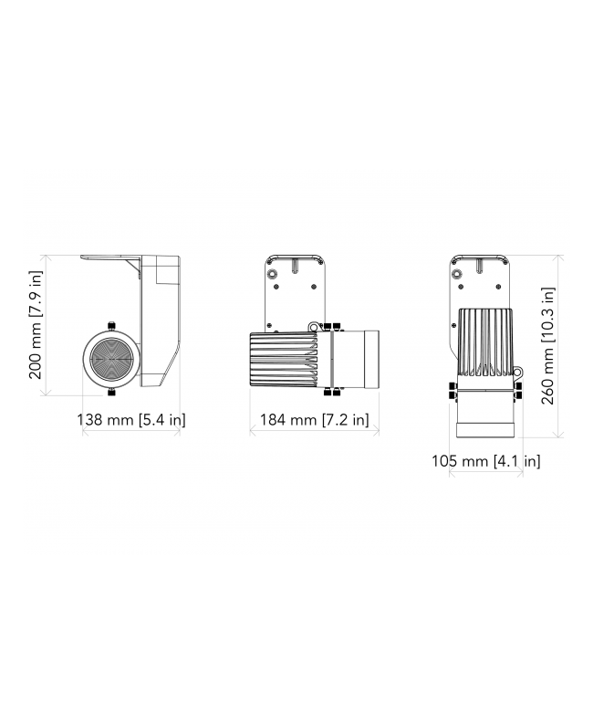 PROLIGHTS EclDisplay CASWhite 3000K White Gallery Lights