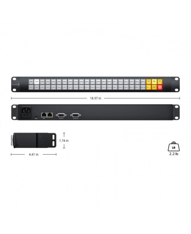 Blackmagic Design Videohub Smart Control Pro Matrici Video