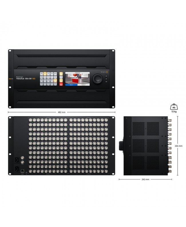 Blackmagic Design Videohub 120x120 12G Mixer Video & Switcher