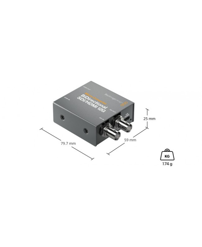 Blackmagic Design Micro Converter BiDirect SDI to HDMI 12G Video Signal Converters