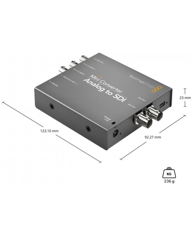 Blackmagic Design Mini Converter Analog to SDI Video Signal Converters