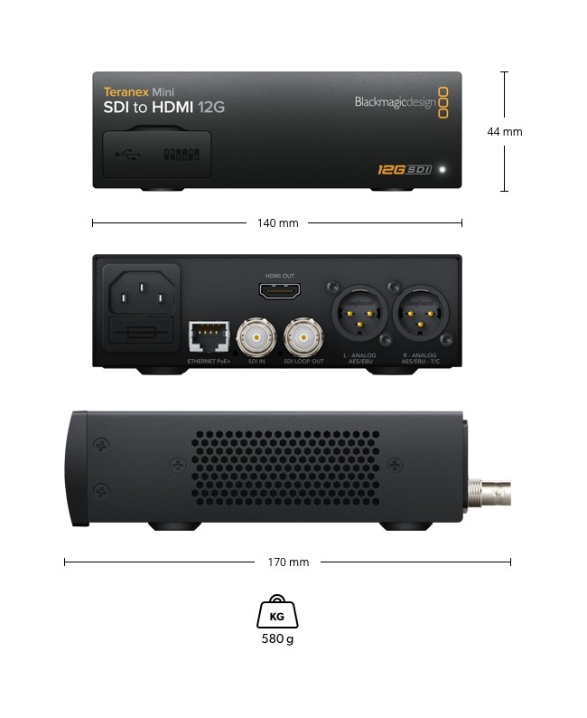 Blackmagic Design Teranex Mini SDI to HDMI 12G Videosignalwandler