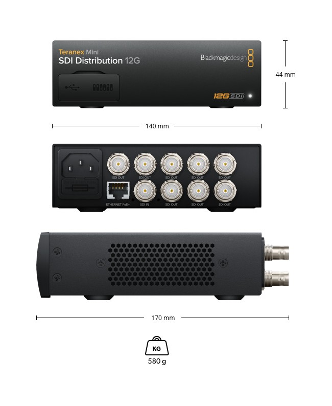 Blackmagic Design Teranex Mini SDI Distribution 12G Convertitori