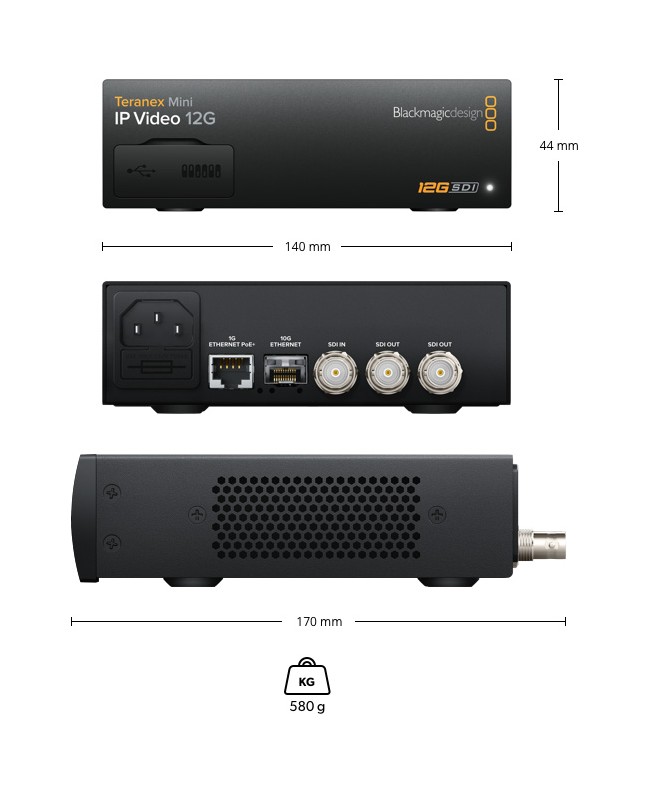 Blackmagic Design Teranex Mini IP Video 12G Convertitori