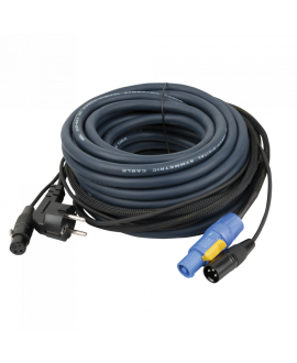 DAP FP10 - Schuko/XLR F - powerCON/XLR M - Audio / Power - 10 m Hybrid Cables Power & Audio Signal