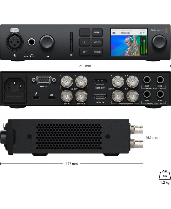 Blackmagic Design UltraStudio 4K Mini Video Recorder & Player