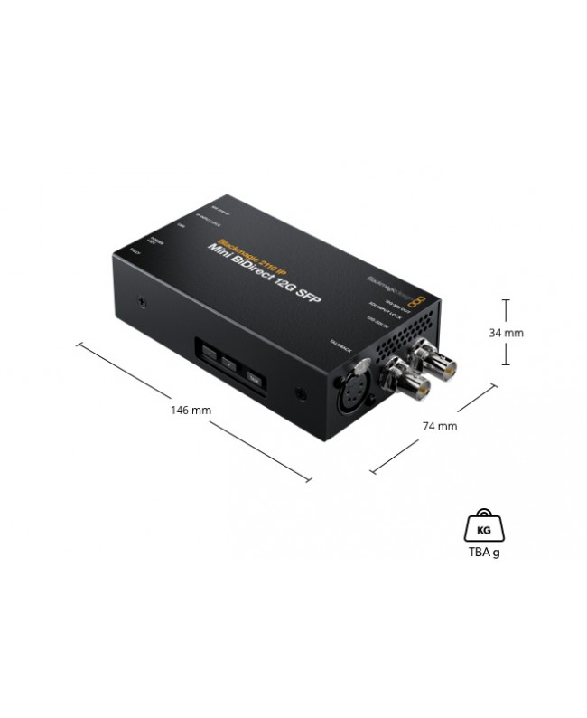 Blackmagic Design 2110 IP Mini BiDirect 12G SFP Convertors