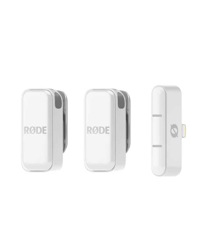 RODE Wireless Micro White Lightning Microfoni USB