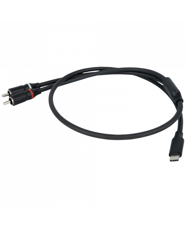 DAP FL110 - USB-C to 2 RCA male 0,75m Y-Kabel