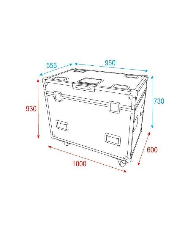 Infinity Case für 2 x Furion H402 Hybrid Flight Cases