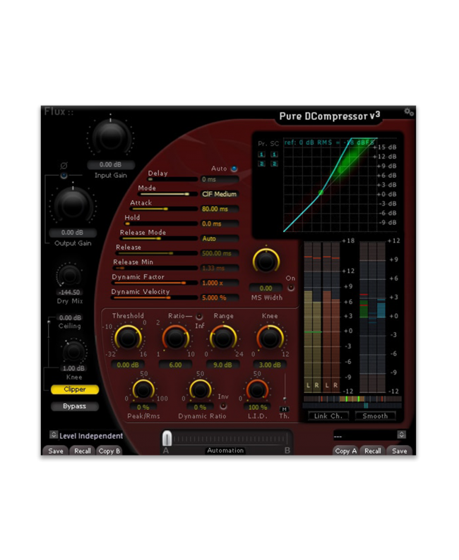 FLUX Pure DCompressor Perpetual Audio & Effect Plug-Ins