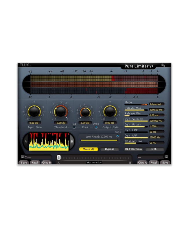 FLUX Pure Limiter Perpetual Audio & Effect Plug-Ins