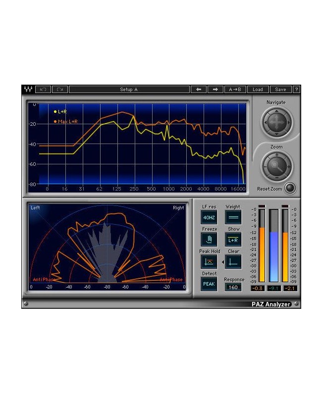 Waves PAZ Analyzer Plugins audio & effetti