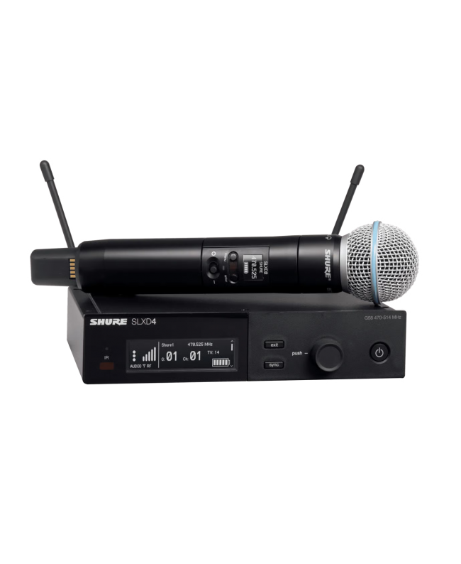 SHURE SLXD24E/B58 G59 Sistema wireless con trasmettitore palmare