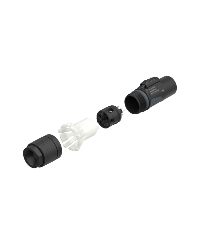 NEUTRIK NAC3M-TRUE1-L Power Twist TRUE Cable Connectors