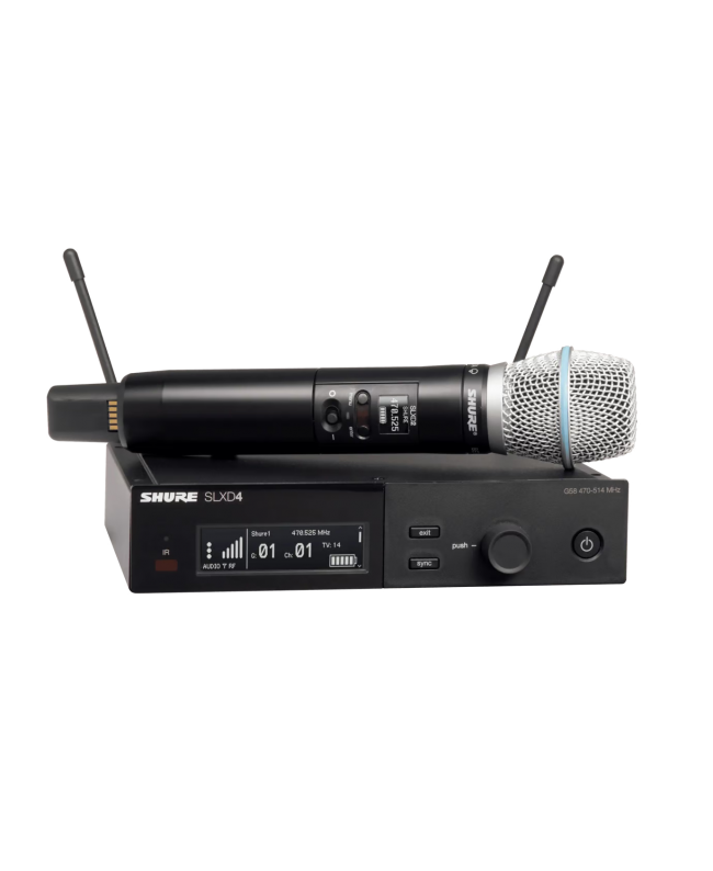 SHURE SLXD24E/B87A G59 Sistema wireless con trasmettitore palmare