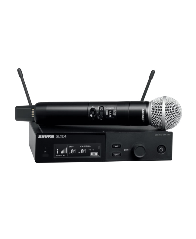 SHURE SLXD24E/SM58 H56 Handheld Wireless Systems
