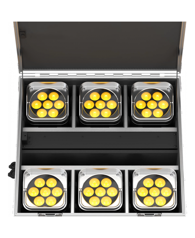 PROLIGHTS Smart BatPlusNeo Pack Chrome Batteriebetriebene Leuchten
