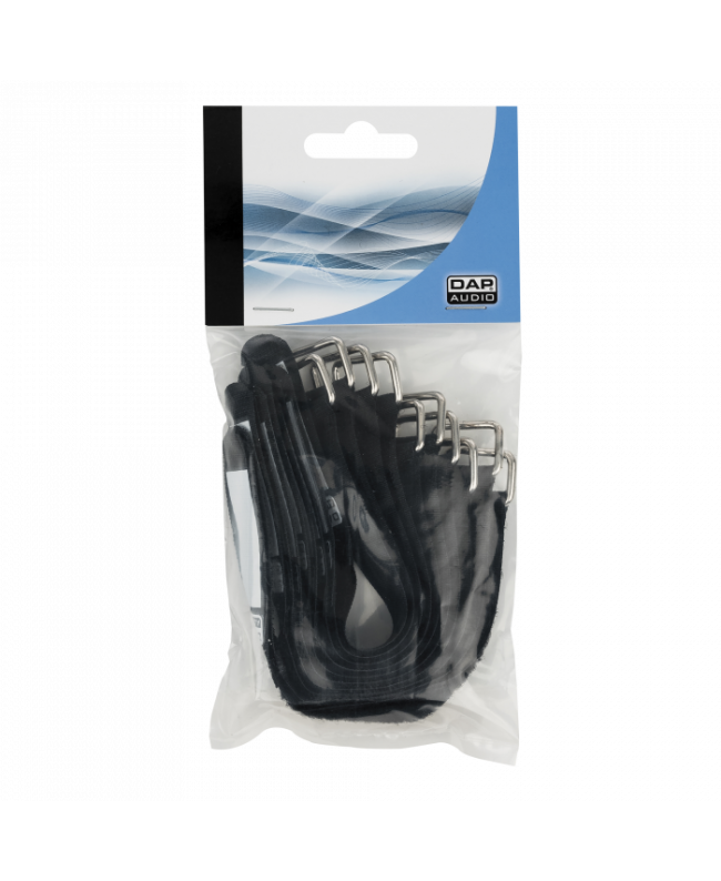 Showgear Hook and Loop Fastener Black Haken
