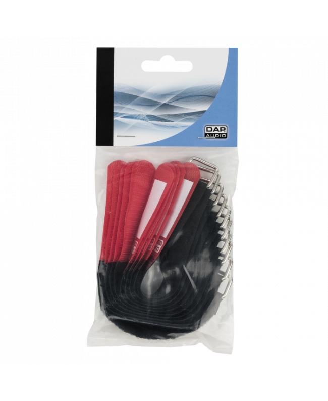 Showgear Hook and Loop Fastener Red Haken