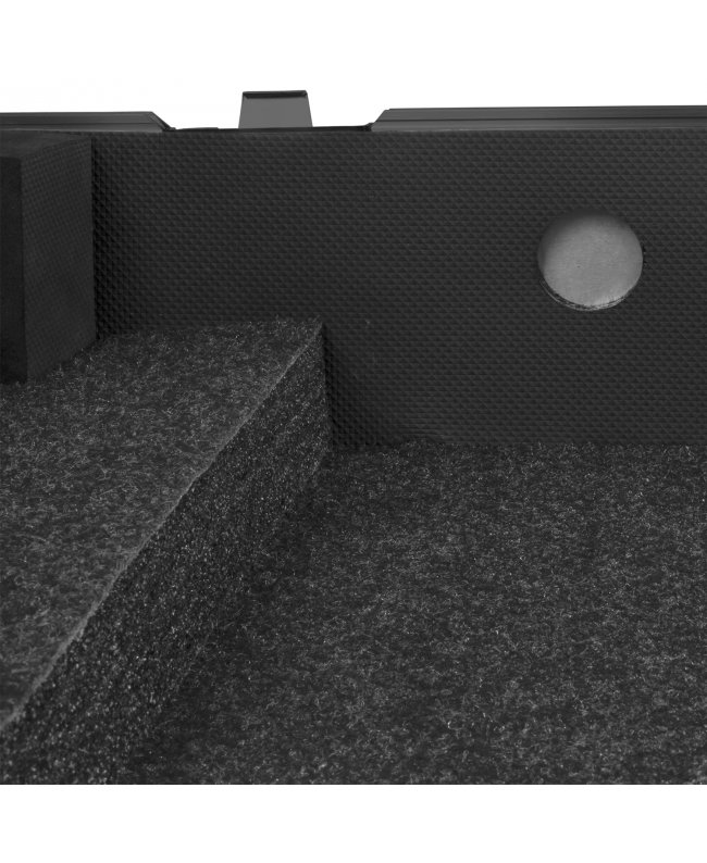 UDG U91076BL Ultimate Flight Case Pioneer XDJ-RX3 Black Plus (Wheels) Console Cases