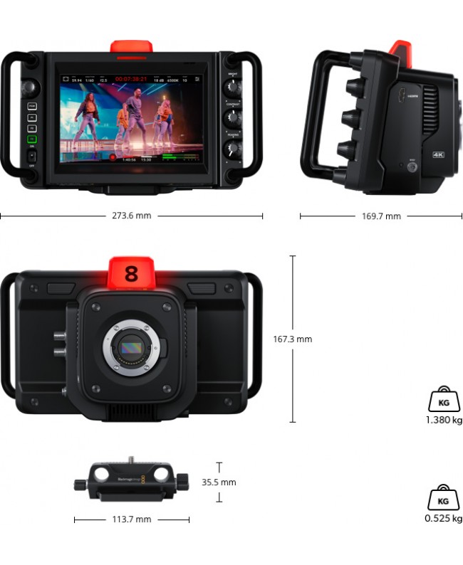 Blackmagic Design Studio Camera 4K Plus G2 Cineprese digitali professionali