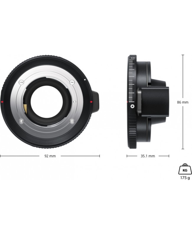 Blackmagic URSA Mini Pro F Mount Adattatori di passo