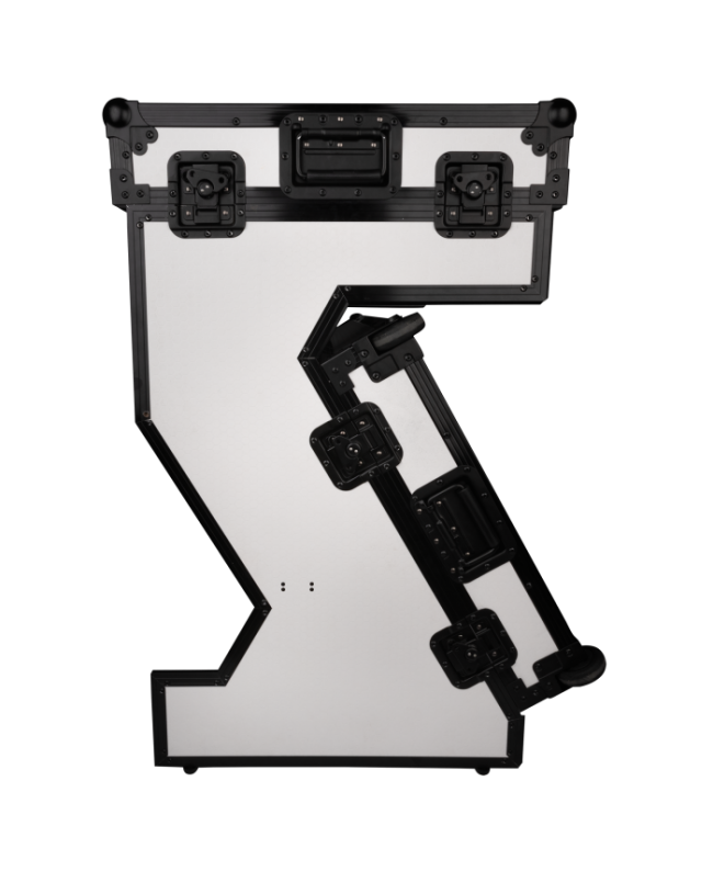 Showgear Portable Z-Style Table White DJ Tables