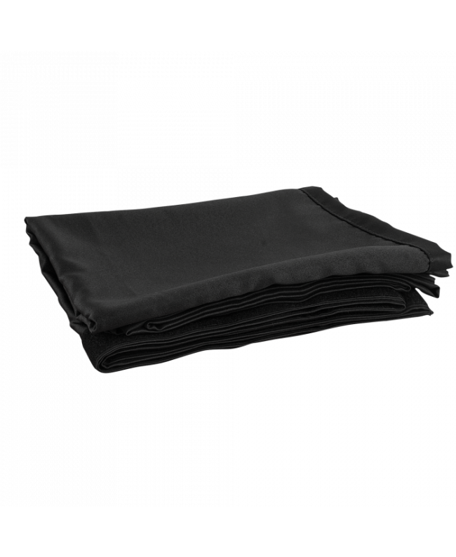 Wentex P&D Vorhang MGS 175 g/m² Schwarz - 280 x 120 cm Pipe & Drape Vorhänge