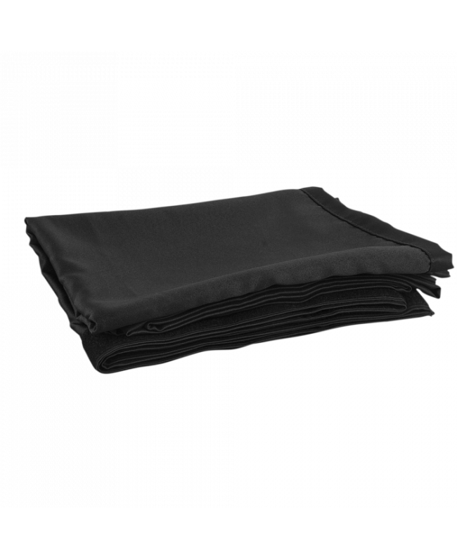 Wentex P&D Curtain MGS 175 g/m² Black - 330 x 500 cm Pipe & Drape Textiles