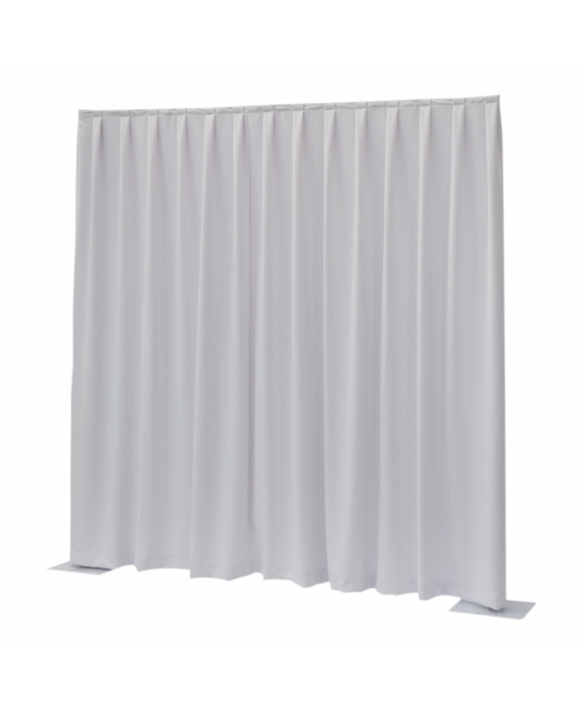 Wentex P&D Vorhang MGS 175 g/m² Weiß - 330 x 300 cm Pipe & Drape Vorhänge