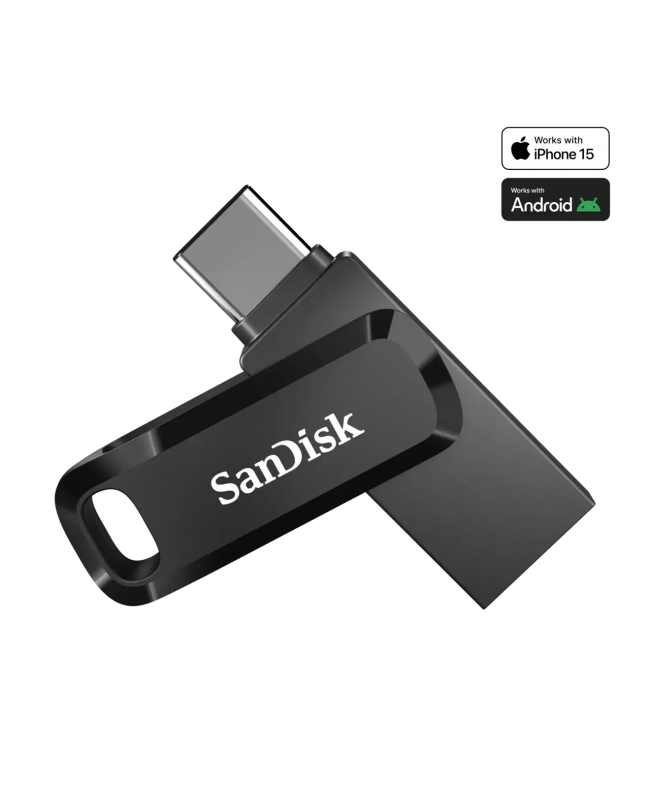 SanDisk Ultra Dual Drive Go USB Type-C 64GB Black Storage Media