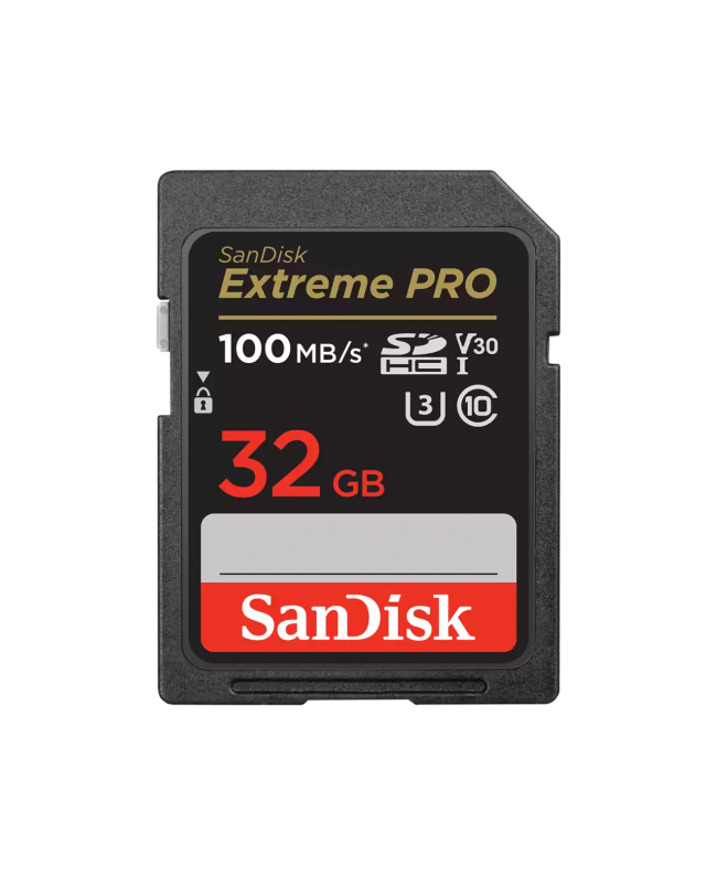 SanDisk Extreme PRO SDHC And SDXC UHS-I Card - 32GB Storage Media