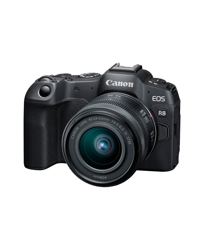 Canon EOS R8 + RF 24-50mm F4.5-6.3 Mirrorless Cameras