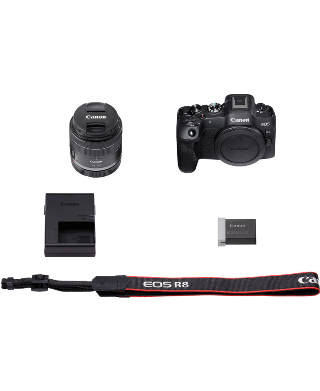 Canon EOS R8 + RF 24-50mm F4.5-6.3 Mirrorless Cameras
