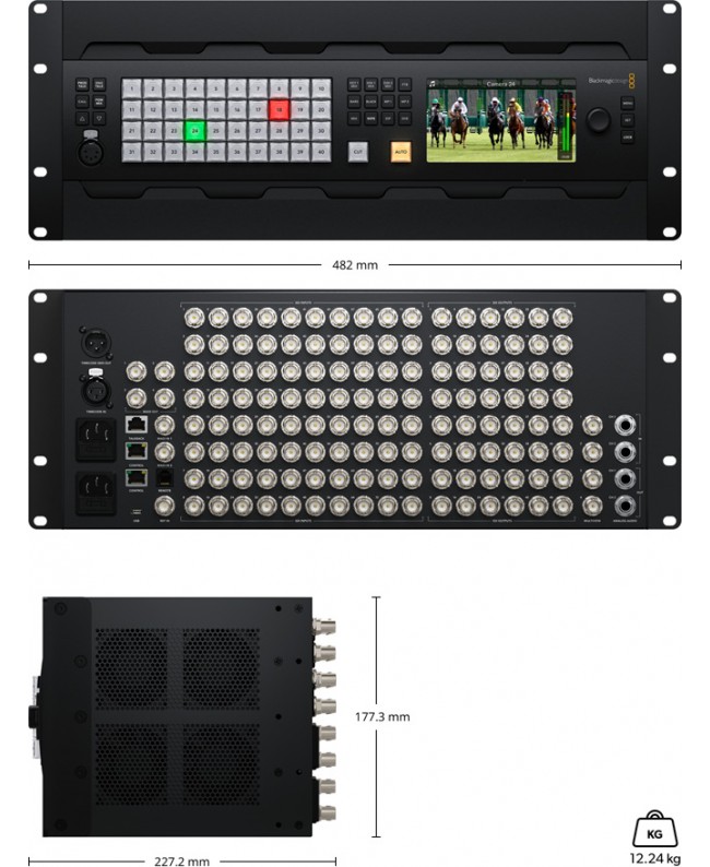 Blackmagic Design ATEM 4 M/E Constellation 4K Plus Production Mixer & Switcher