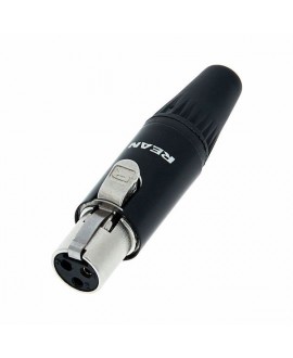 REAN RT3FC-B XLR Kabelsteckverbinder