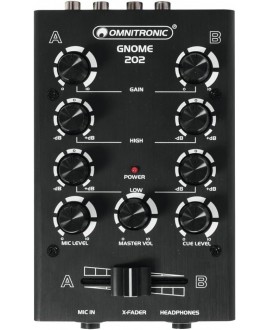 Omnitronic GNOME 202 Black DJ mixers